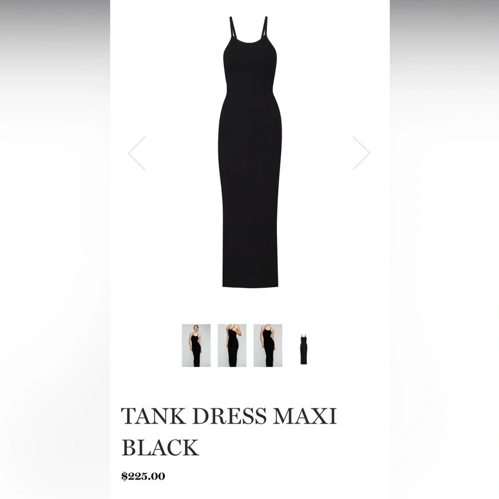 Eterne TANK DRESS MAXI BLACK. Perfect condition and fast shipping - Picture 7 of 9